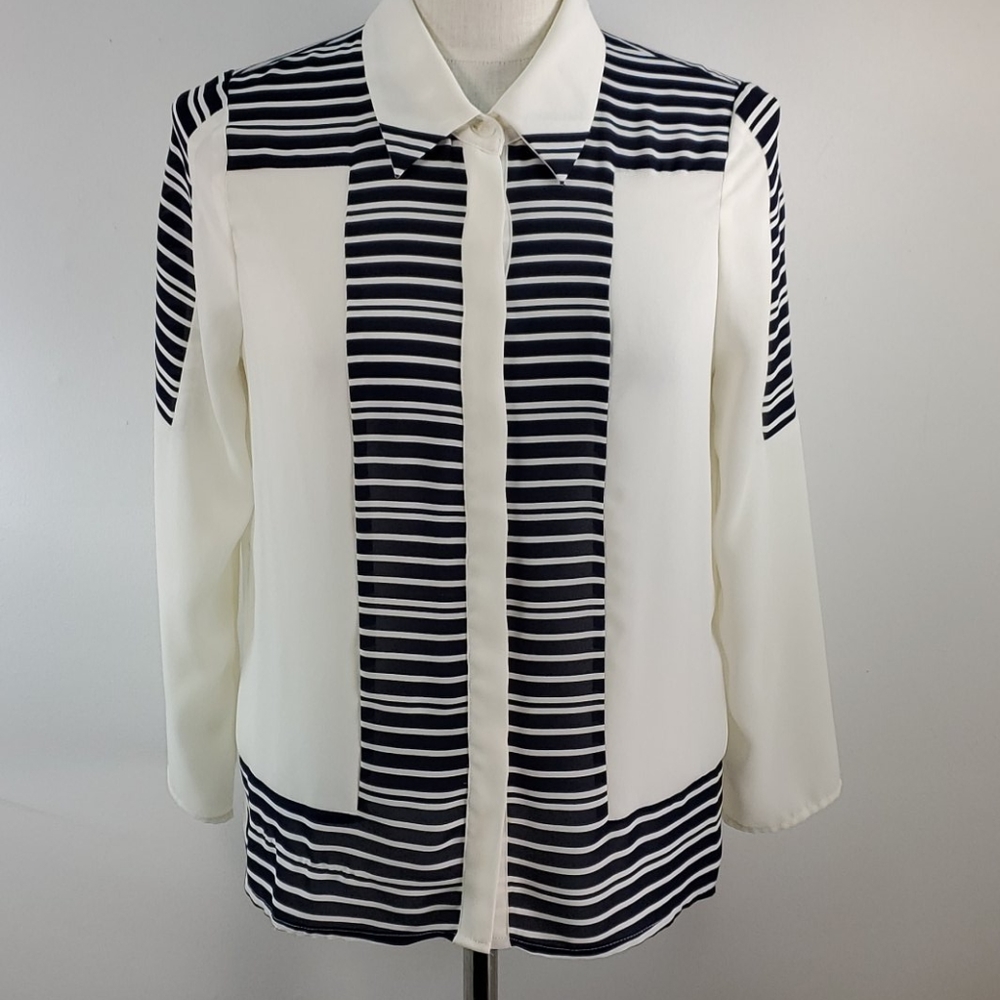 ❤MADE FOR IMPULSE SEMI SHEER BLOUSE SIZE MEDIUM